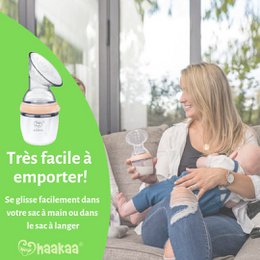 Confezione Haakaa Generation 3 Collection-Latte + Flacone 160ml