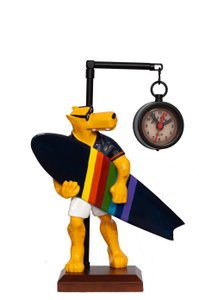 Aloha Wolf-Desk Clock