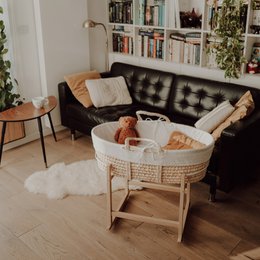 Moset kurvstativ -RockingBaby Stand naturlig