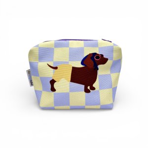 Schminktasche · Dackel im Badeanzug