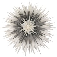 Stella-Dalia, perkamentpapier wit-grijs-wit 60 cm