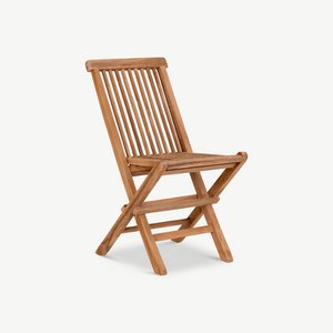 Teodor kindertuinstoel, natuurlijk teakhout