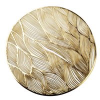 MANDY Tischset 38cm goldene Blätter