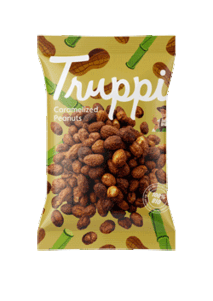 100% GEKARAMELISEERDE PINDA'S alleen met SUIKERRIET