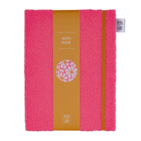 Pepa Lani notebook A5 Spring Flower & Fruity Furry pink