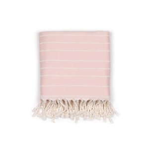 Handwoven Hamam Towel Graetchen | Powder Pink
