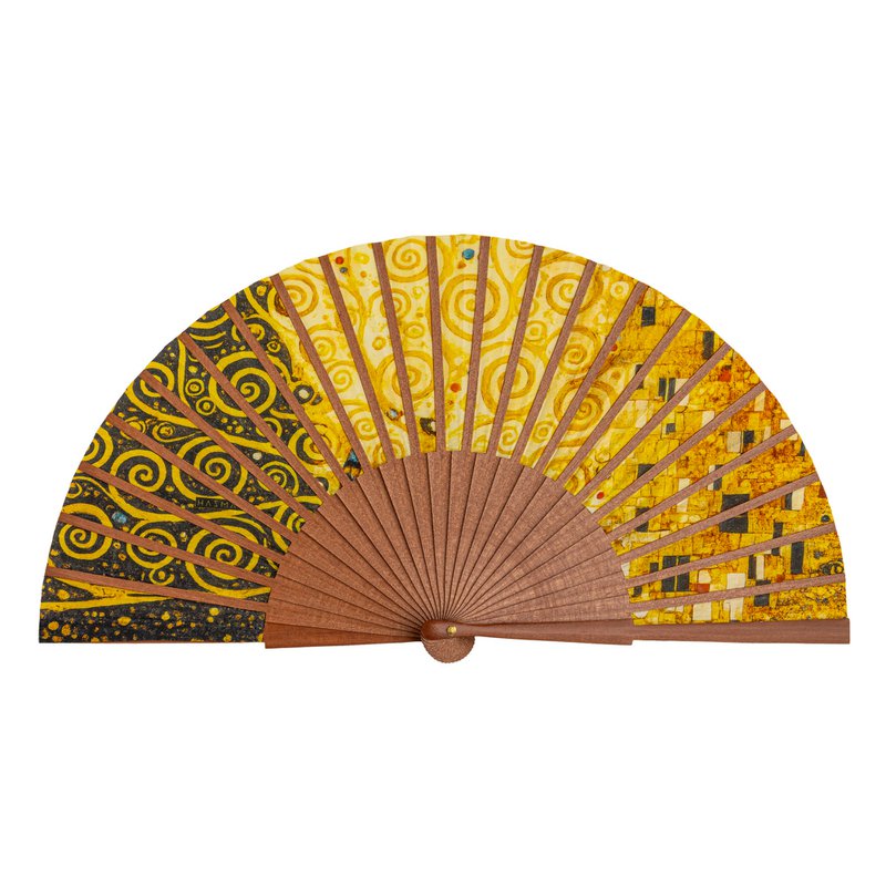 Gustav Klimt Print Hand Fan Tree of Life II