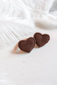 Gummibänder | Gemütliche Herzen – Braun