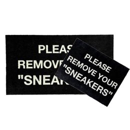 Sneaker alfombra / felpudo - PLEASE REMOVE SNEAKERS - negro