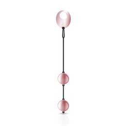 Rosy gold kegel balls with a sleek, modern design. Made of high-quality materials for a comfortable and discreet intimate experience.