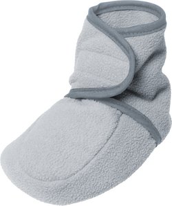 Fleece Babyschuhe - grau