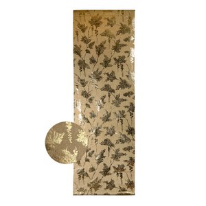 Dekobanner Florencia, B70cm, L2,2m, natuurgoud