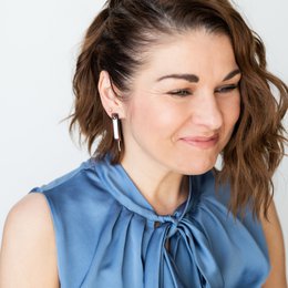Rosewood earrings No.44