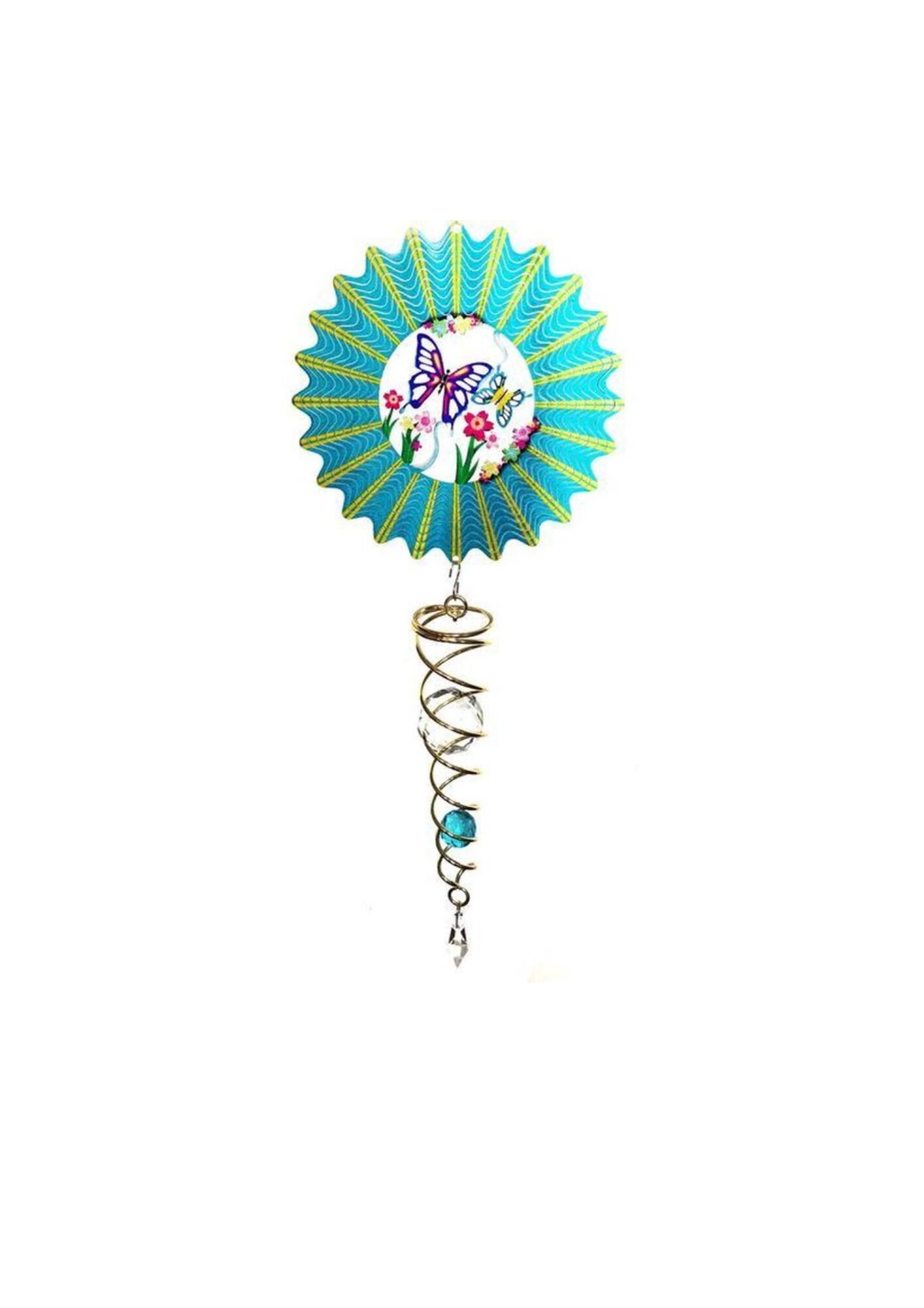 Windspinner Vlinder met Kristallen Staart voor Tuinen