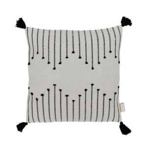 Boho cushion cover tassel, square