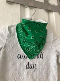 Drool scarf Paisley Green