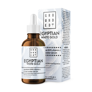 Egyptisch witgoud, squalaan 20% vitamine E en rozenwaterserum