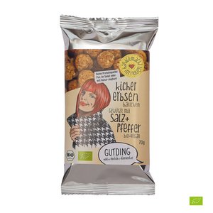 Bio-Kichererbsenbällchen Salz + Pfeffer