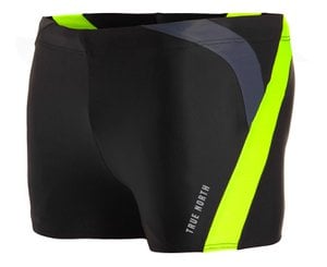 T8231-48 | Herren Trunk Badehose – Nachhaltig, ECONYL®, Schnelltrocknend - Schwarz-Gelb