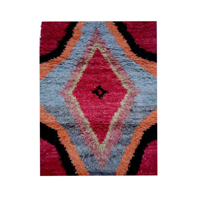 Tapis Moelleux Berbère Cornell Rouge