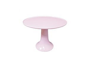 Roze melamine taartplateau L 27 cm Isabelle Rose