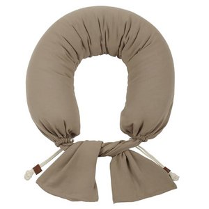 KANGOO BIO zacht biologisch katoenen KUSSEN voor MUMS en BABY Donker eiken