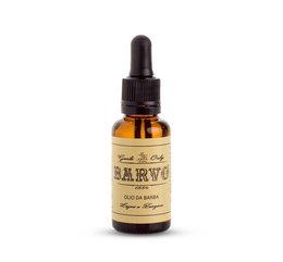 Barvò Woods and Ginger Beard Oil, a nourishing beard care product featuring a blend of natural oils and extracts to condition and style facial hair.