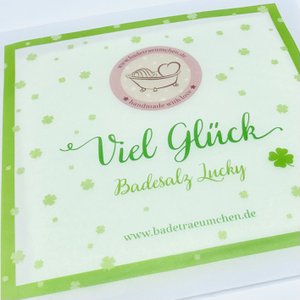 "Good luck" bath salts