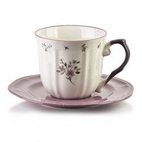 Rosalie Cup met schotel 220 ml 9x11.5x8cm FIL/16x16x1.5cm