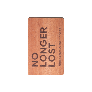 Sapele Mahogany Wooden wallet card