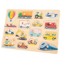 Knopf Puzzle - Transport - groß