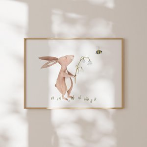 Kunstprint - Konijntje | Aan jou