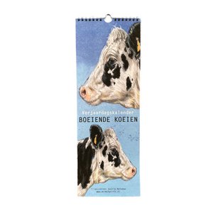 Birthday calendar cow - per 5 pieces