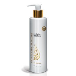 Purifying face tonic with natural ingredients for cleansing and refreshing skin.