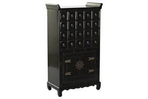 CAJONERA OLMO 57X32X103 20 CAJONES NEGRO MB181884