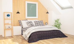 Minimal botanisk mintgrøn vaseplakat