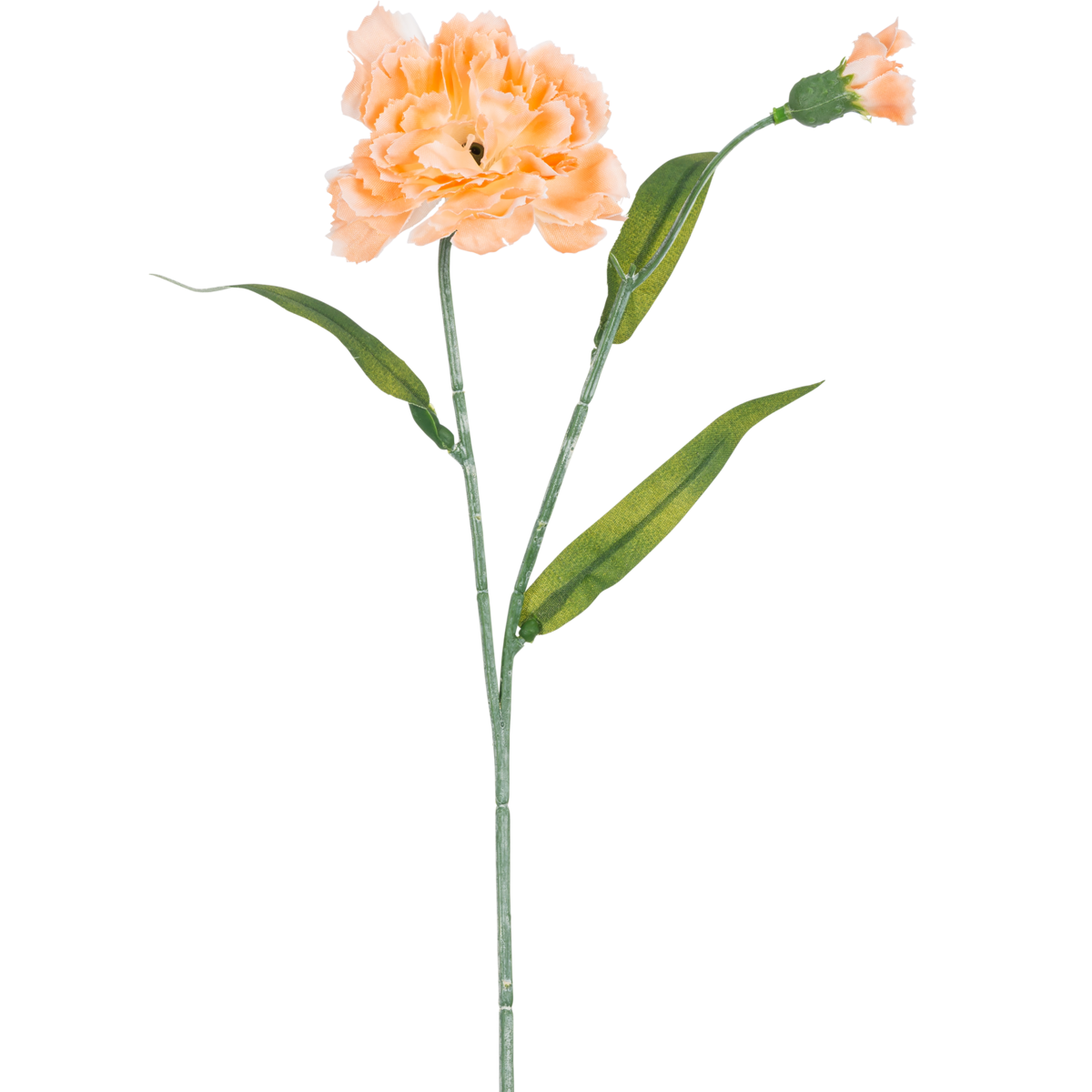Kunstblume Nelke 40 cm pfirsich