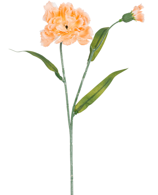 Kunstblume Nelke 40 cm pfirsich