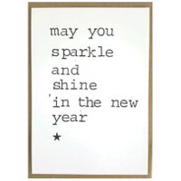 May you sparkle and shine in the new year