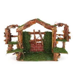 RUSTIEKE stal, baksteen / mos