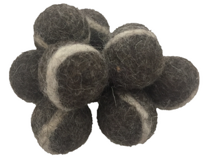 DGrey Felt Rock Balls 3.5cm/20