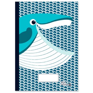 A5 notitieboekje | Walvis | Gerecycled papier - Gemaakt in Frankrijk