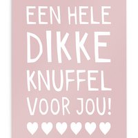 Greeting Card Postcard Get Well Soon Strength Card // A Big Hug