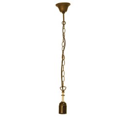 Cord pendant Necklace Tiffany Gold colored 130 cm E27/max 1x60W, a gold-colored pendant lamp with a cord suspension, suitable for a maximum of 1x60W bulb.