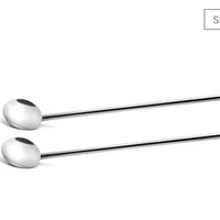 Trinklöffel aus Edelstahl - Set 2