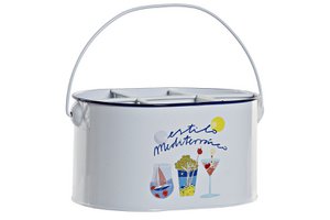 CUBO METAAL 24,5X17X13 BLANCO RC173674