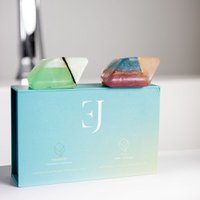 Geschenkset Kristallseifen - Aquamarin & Opal