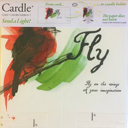 CARDLE Fly (Flights of Fancy) - Lysestage lykønskningskort