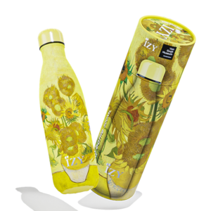 Izy Thermos Flasche - Sonnenblumen - Van Gogh - 500 ml to -go isolierte Wasserflaschen