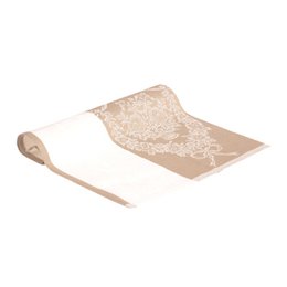 Paño de cocina medio lino "FLOR"